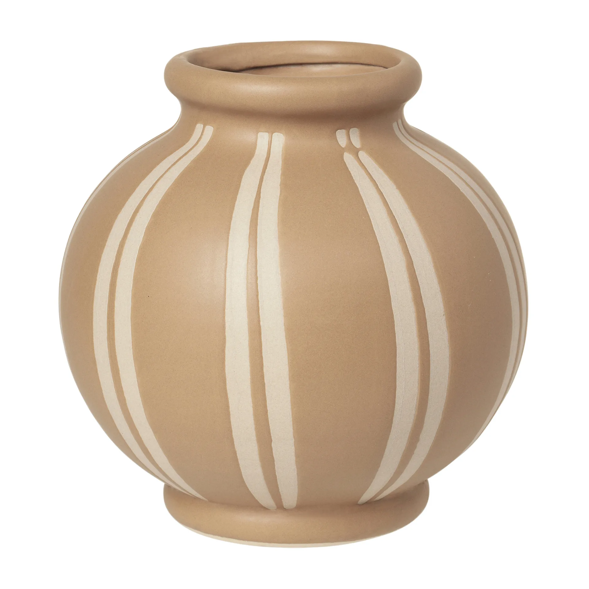 Broste Copenhagen Vase Wilma 17,8 cm Meerkat-rainy day