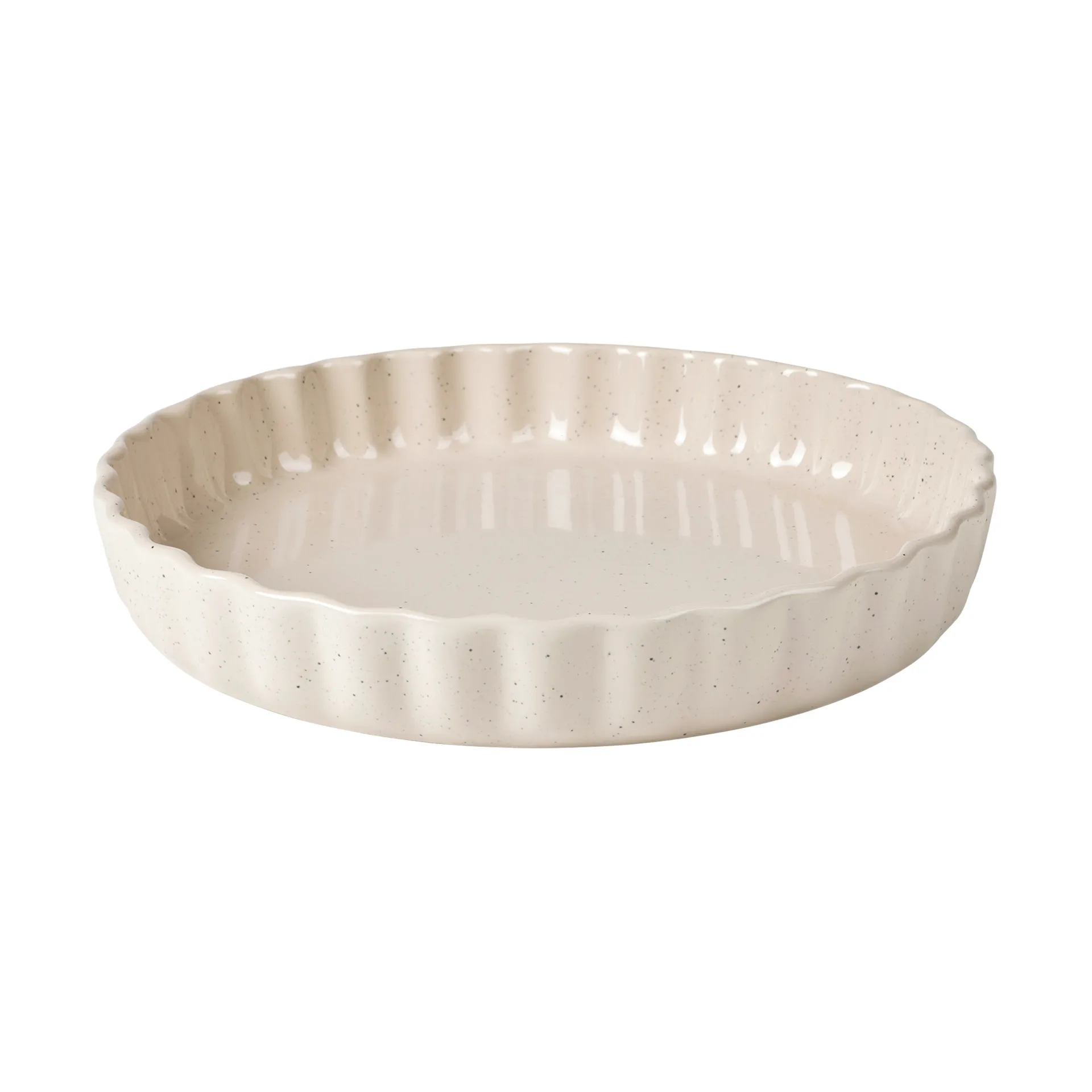 Broste Copenhagen Vig tærteform Ø25 cm Beige