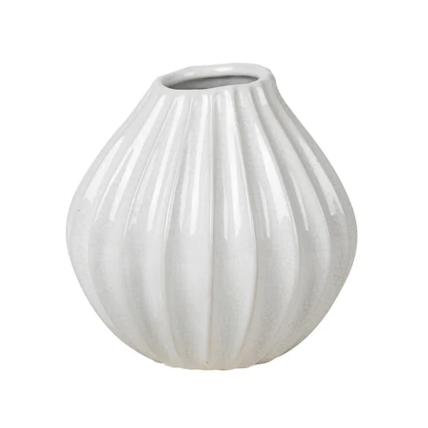 Wide vas ivory, 15 cm