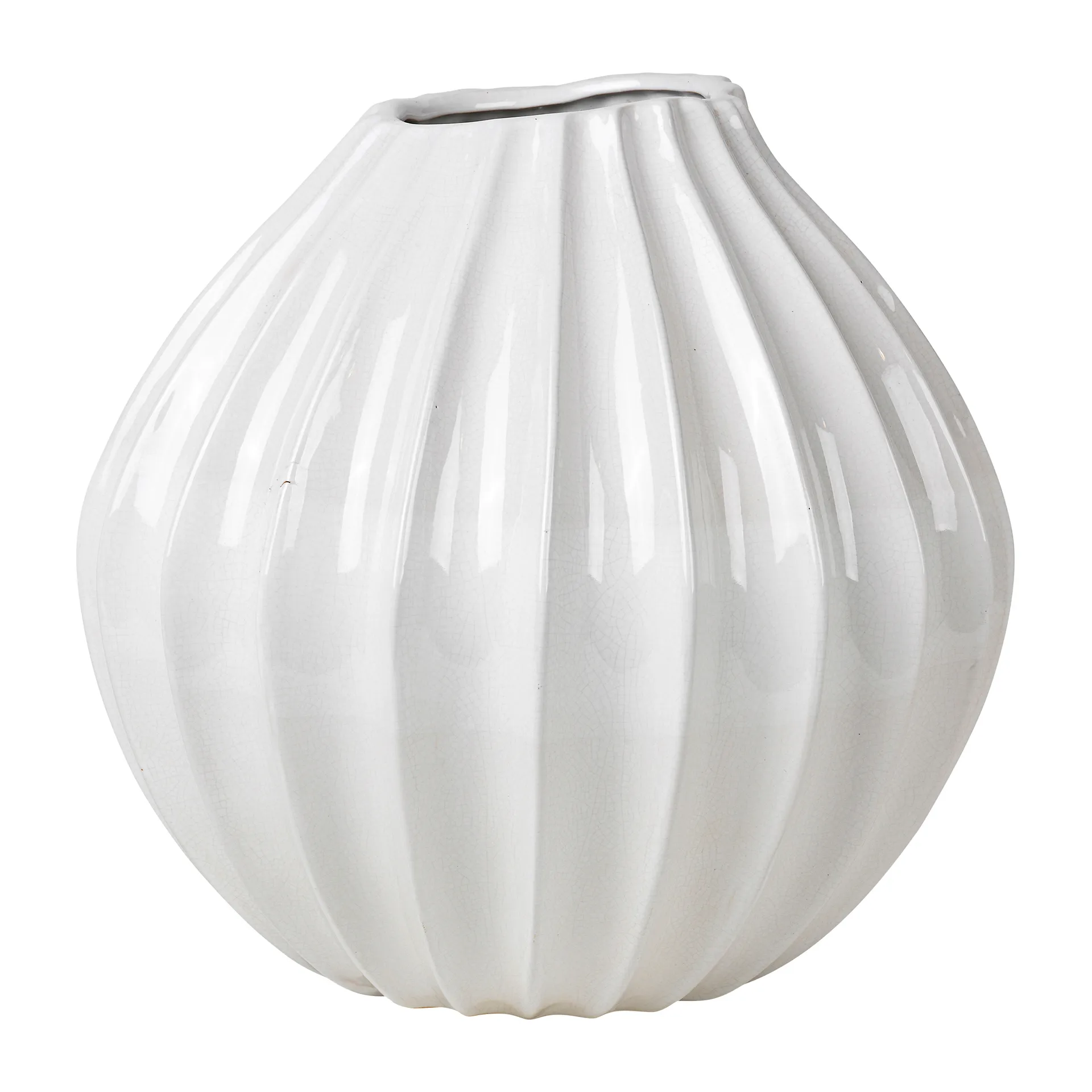 Broste Copenhagen Wide vase ivoire — vue 5