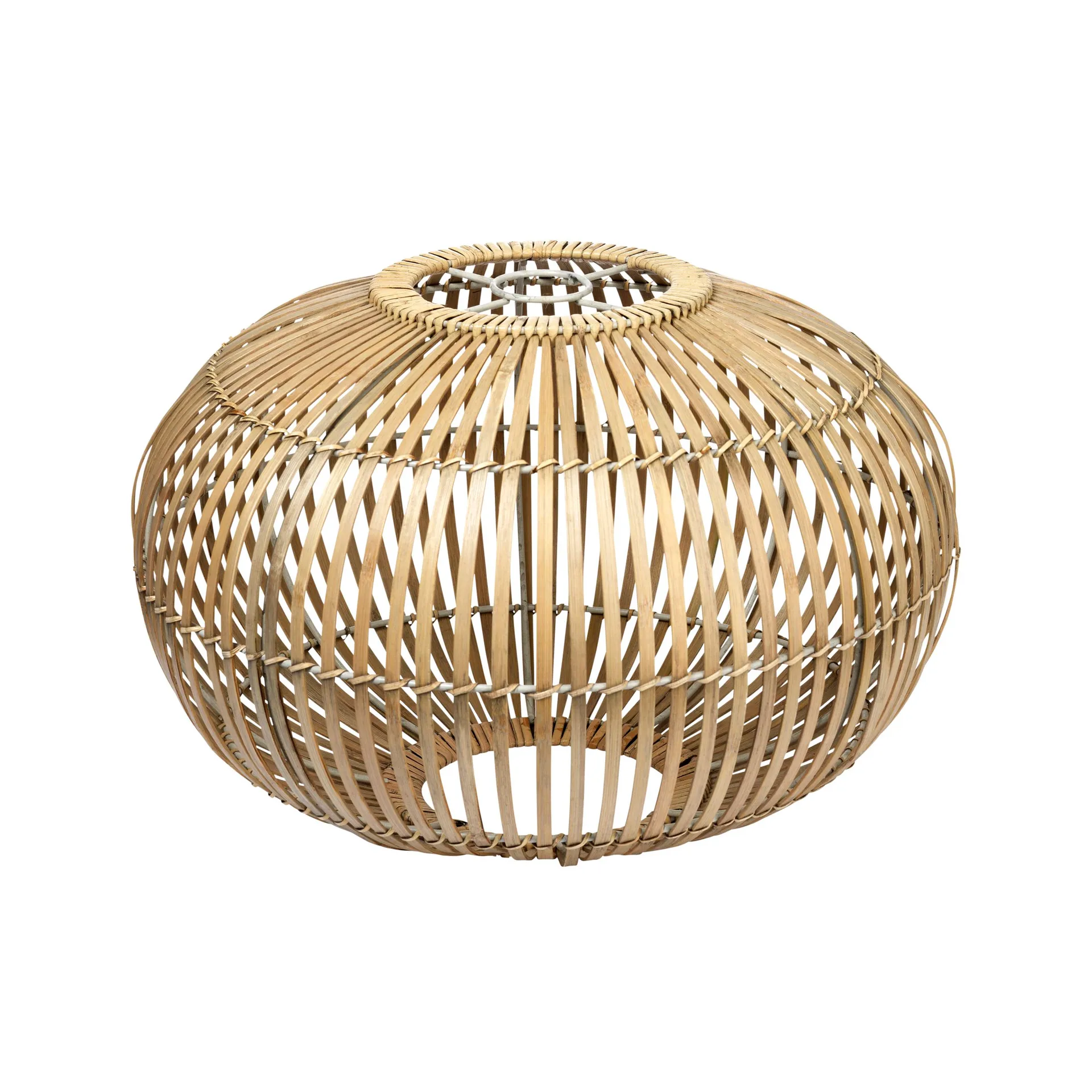 Lampeskærm Broste Copenhagen Zep bambus natur Ø38 x H26 cm