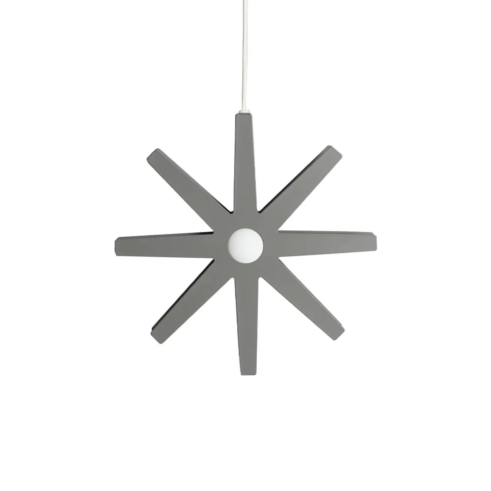 Bsweden Fling 33 suspension gris clair mat, câble plastique blanc