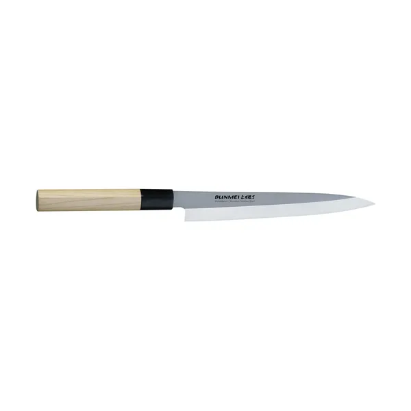 Bunmei yanagi sashimikniv enkelslipad 21 cm, Rostfritt stål