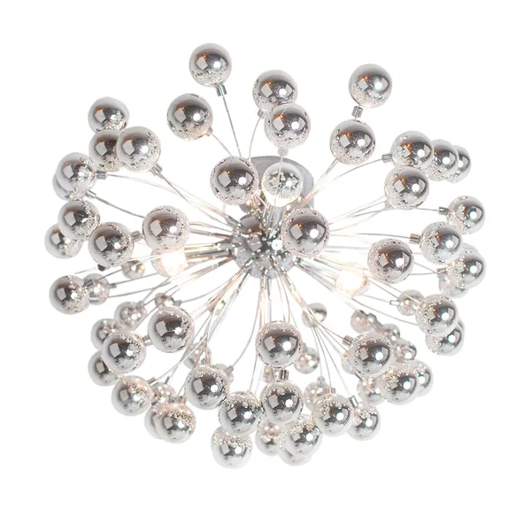 Carroll plafond Ø58 cm, Krom