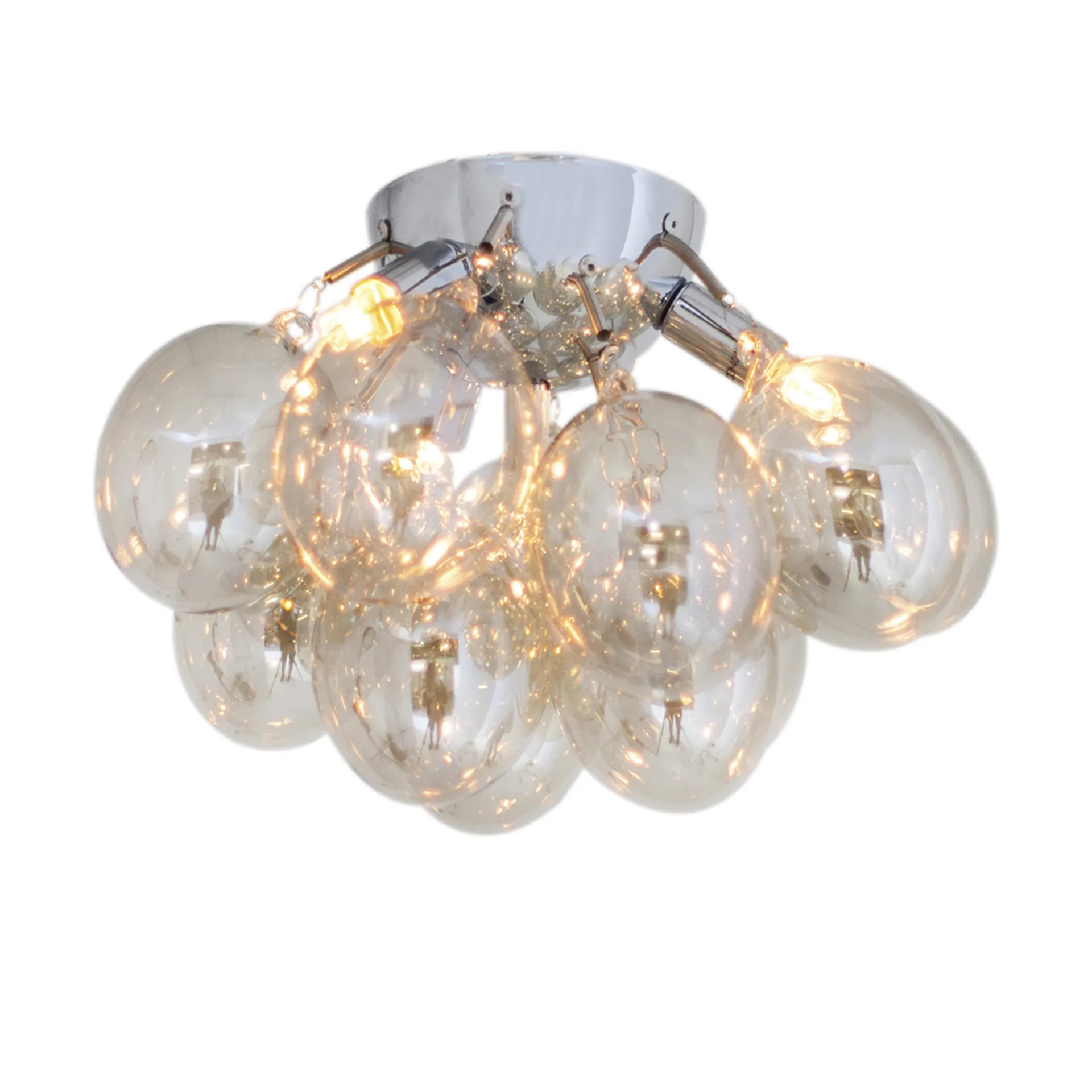 Gross Amber Guld Ø30cm Loftlampe- By Rydéns