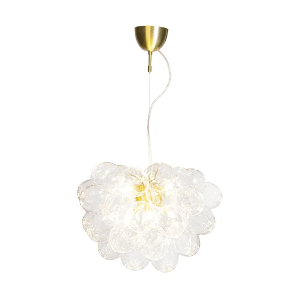 Gross taklampa Ø50 cm, Mässing-klar