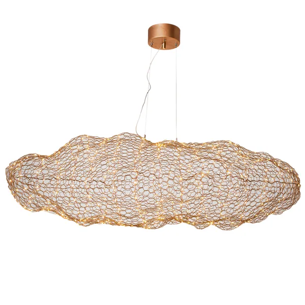 Hayden taklampa, Guldfärgad, 115 cm