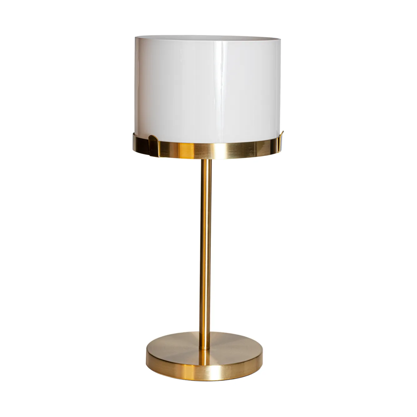 By Rydéns Marcel bordlampe 55 cm Messing-hvid