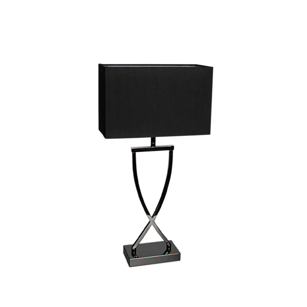 By Rydéns Omega bordlampe Sort/krom, h52