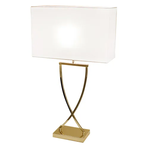 Omega bordslampa 67 cm, mässing