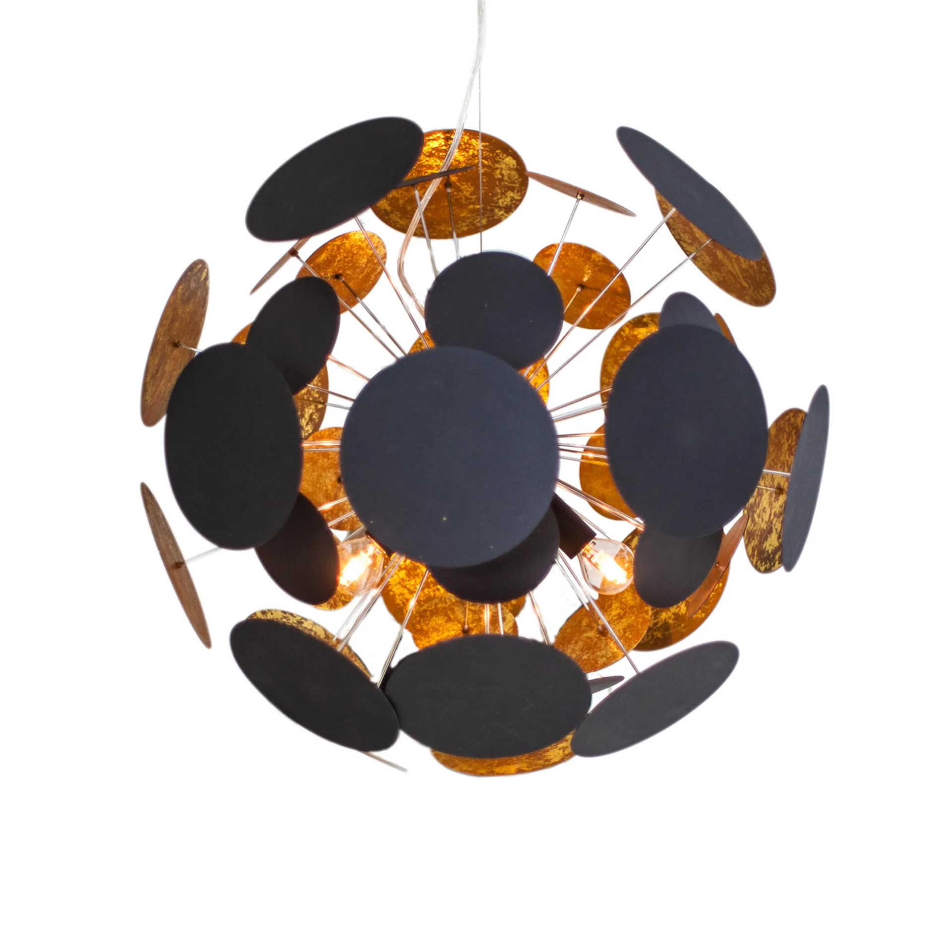 By Rydéns Planet loftslampe 50 cm Sort/Guld