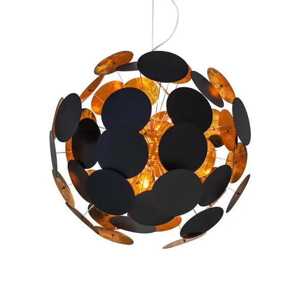 Planet taklampa 66 cm, svart