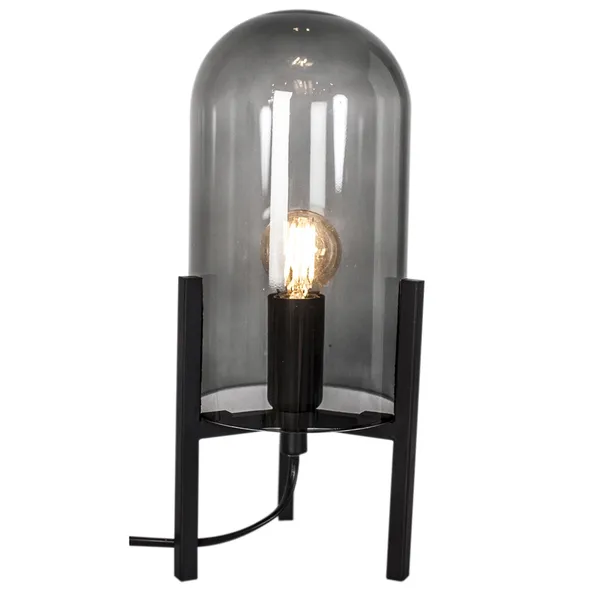 Smokey bordslampa, rökgrå