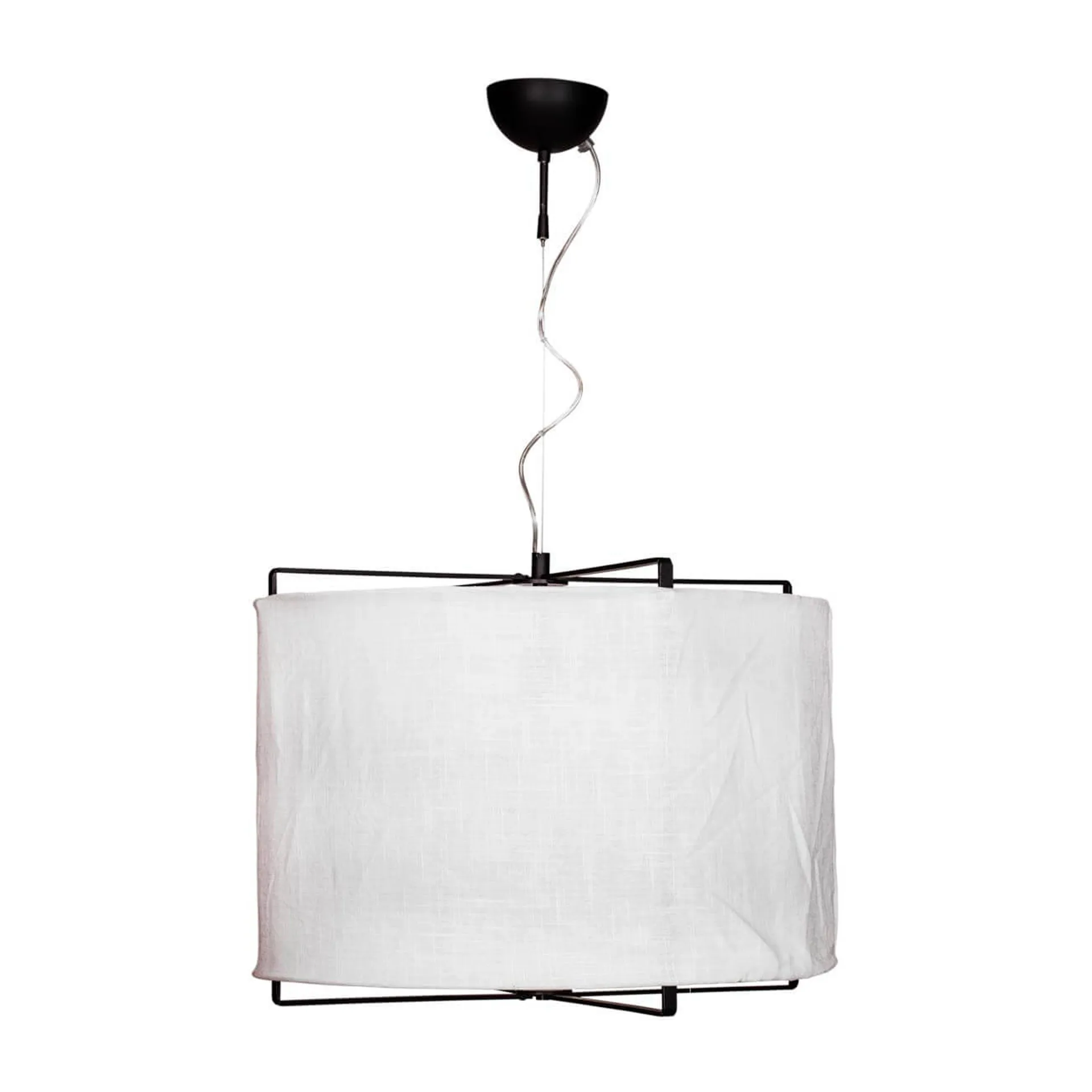 By Rydéns Softy pendel Ø60 cm Mattvit-mattsvart