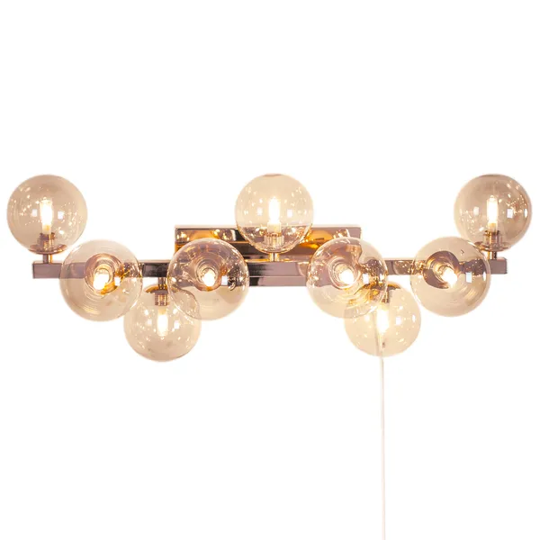Splendor vägglampa, Guld-amber