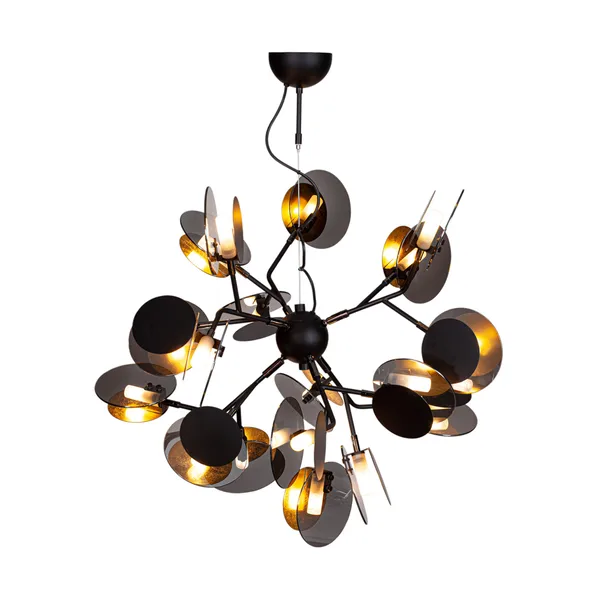 Turno taklampa Ø80 cm, Matt svart