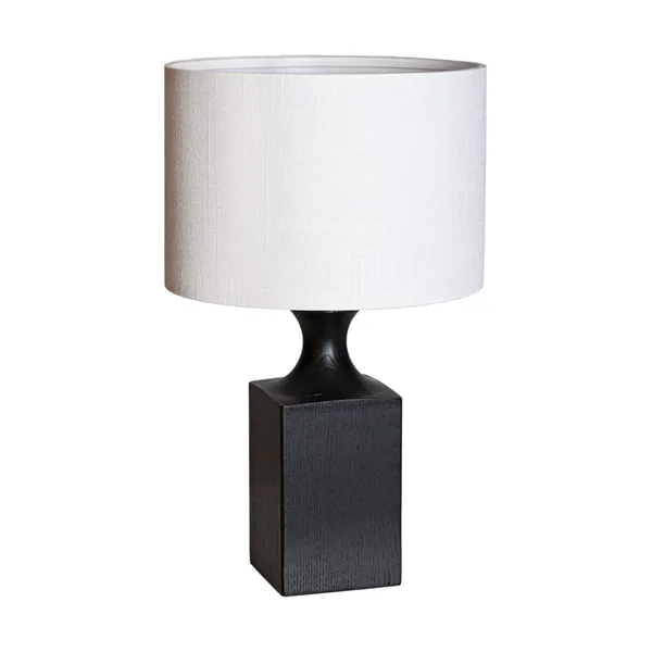 Woody bordslampa 41 cm, Svart