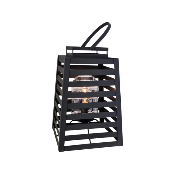 Yankton golvlampa, sandsvart