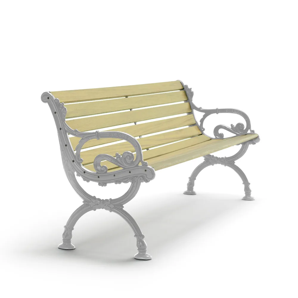 Byarums bruk Canapé Byarum Imprégnation de pin - support en aluminium brut -