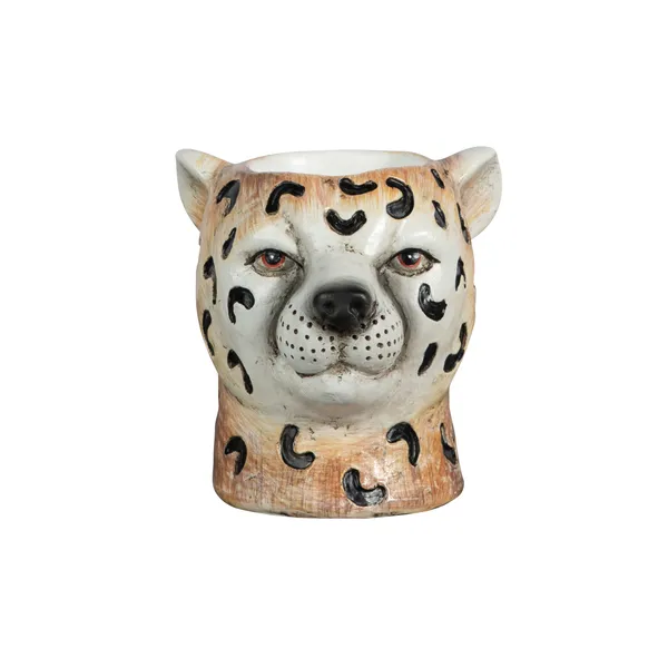 Cheetah dekoration 9,5 cm, Multi