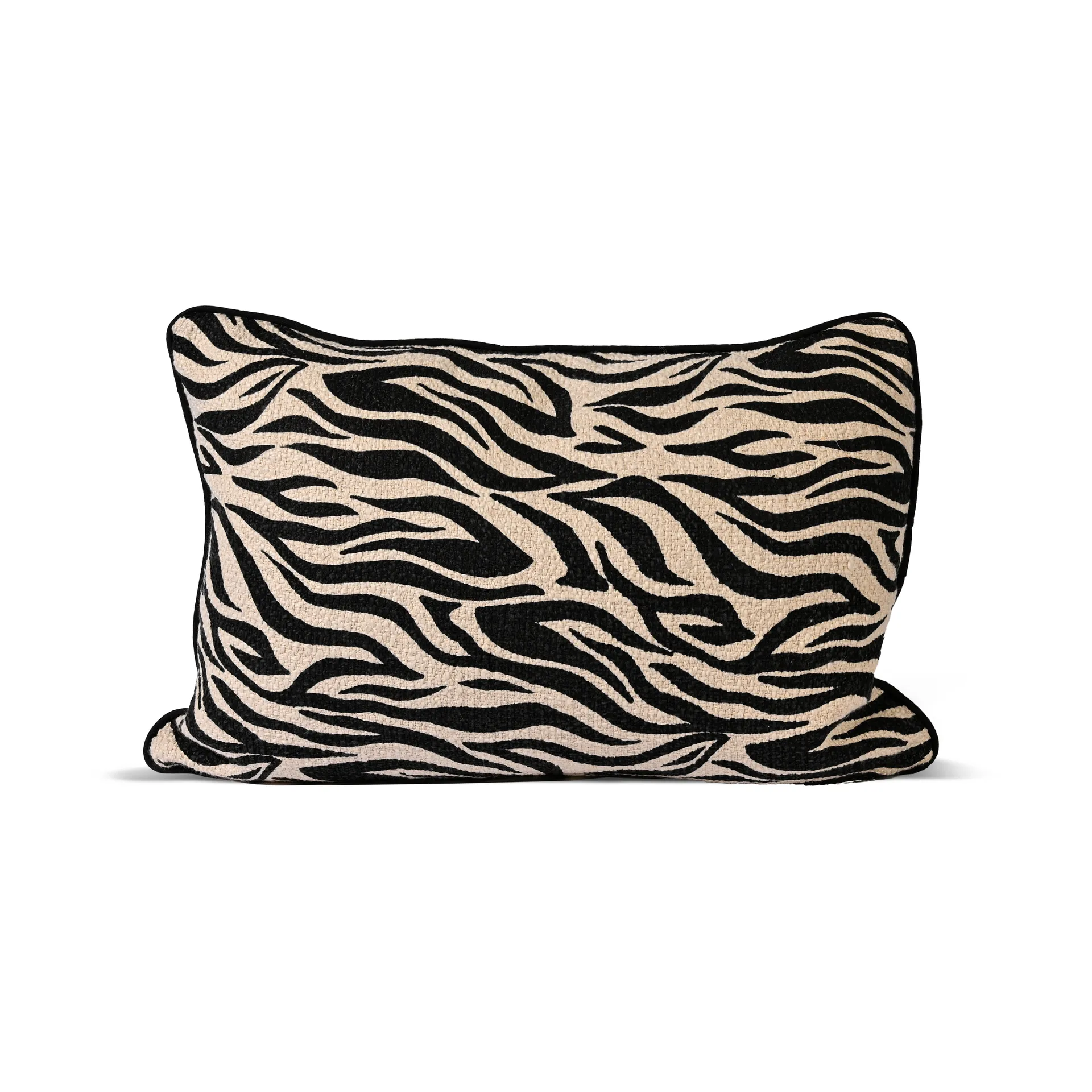 Byon Coussin Anima L cm Zebra-noir