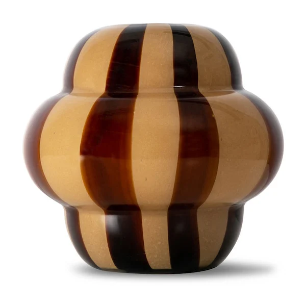 Curlie vas 20 cm, Brun