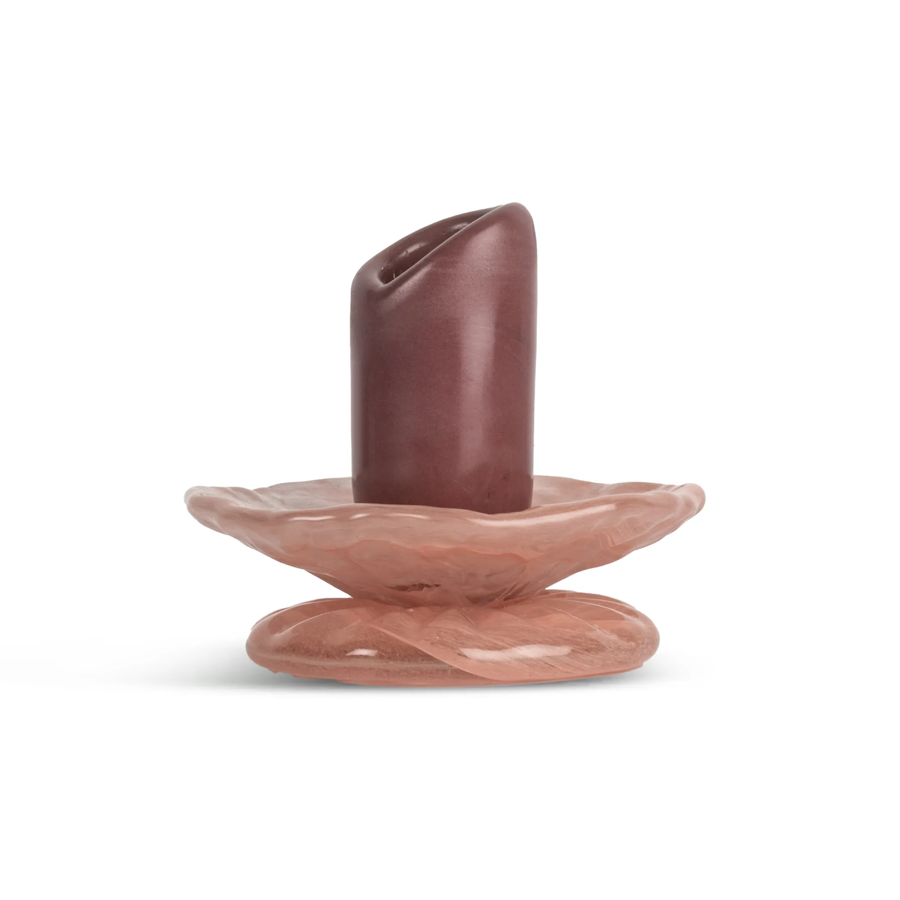 Byon Lara ljusstake XS 9 cm Vinr&ouml;d-rosa