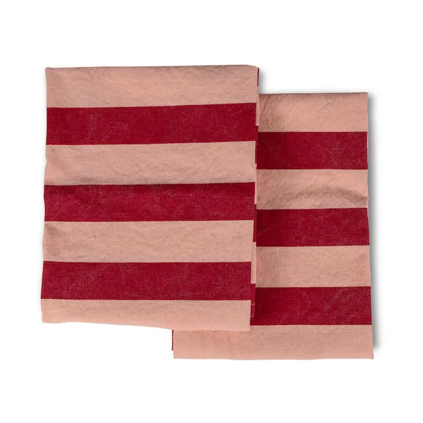 Leya stripe kökshandduk 50x70 cm 2-pack, Röd