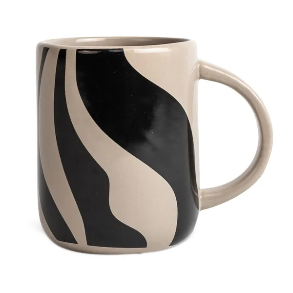 Liz mugg zebra 28 cl, Beige