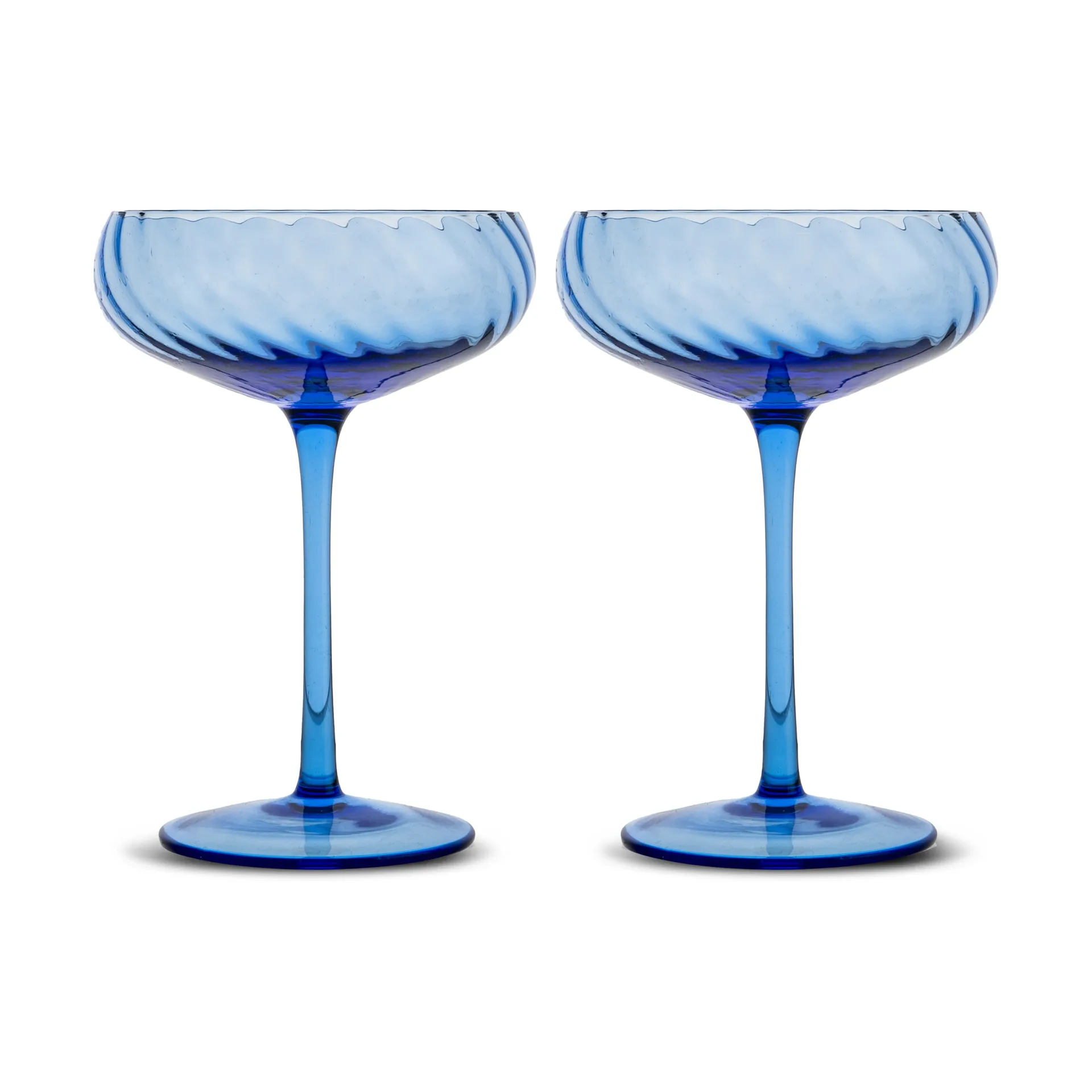 Byon Opacity champagneglas 30 cl 2-pak Blå