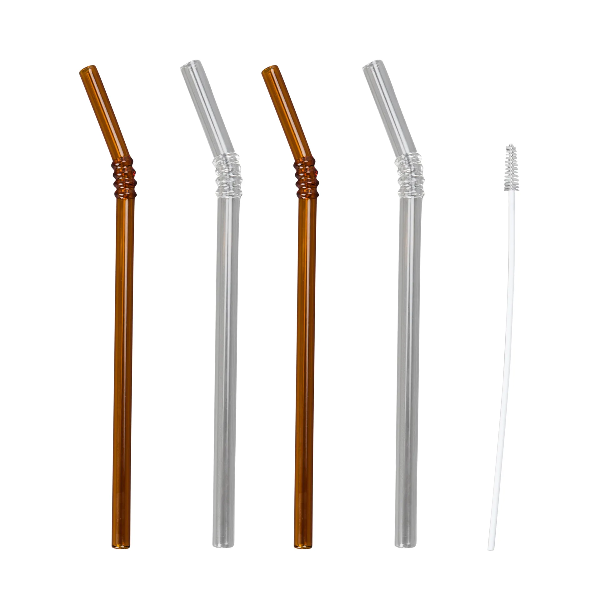 Byon Pailles Smile Lot de 4 Transparent-marron