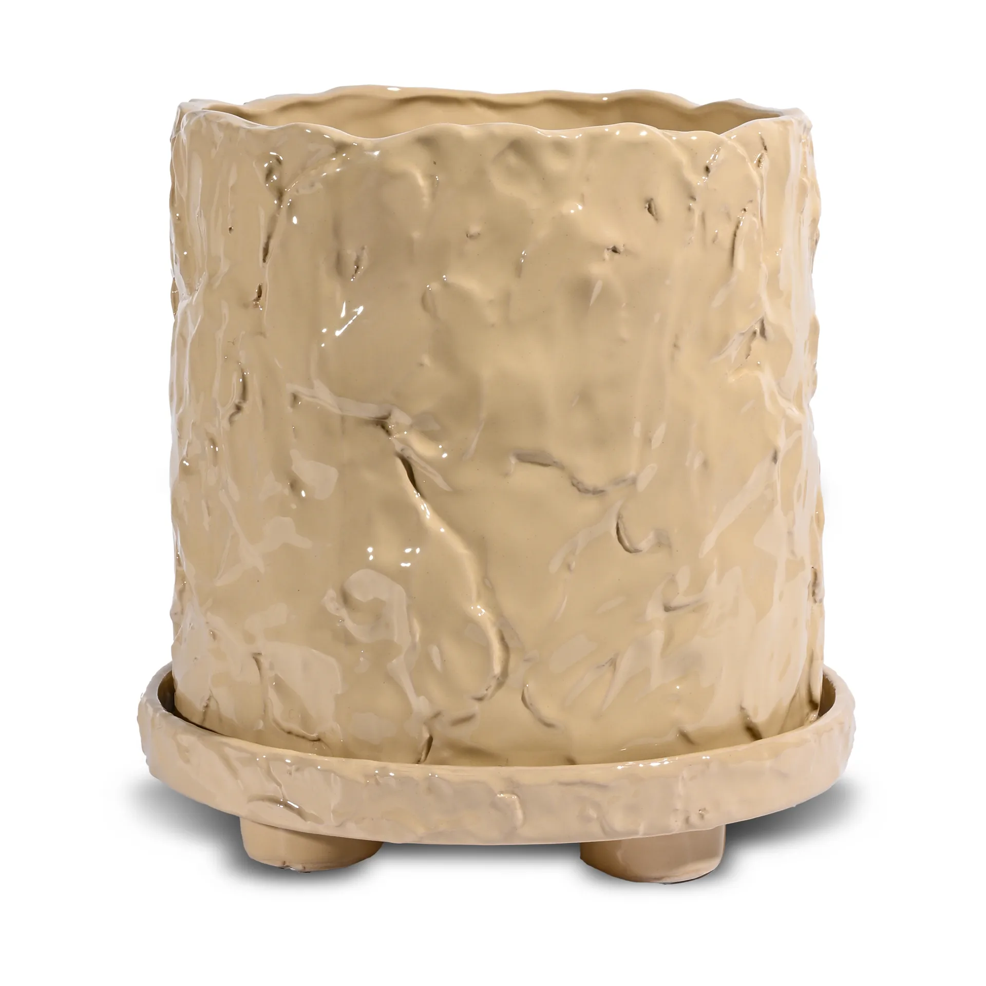 Byon Pot Muddy L Ø Beige
