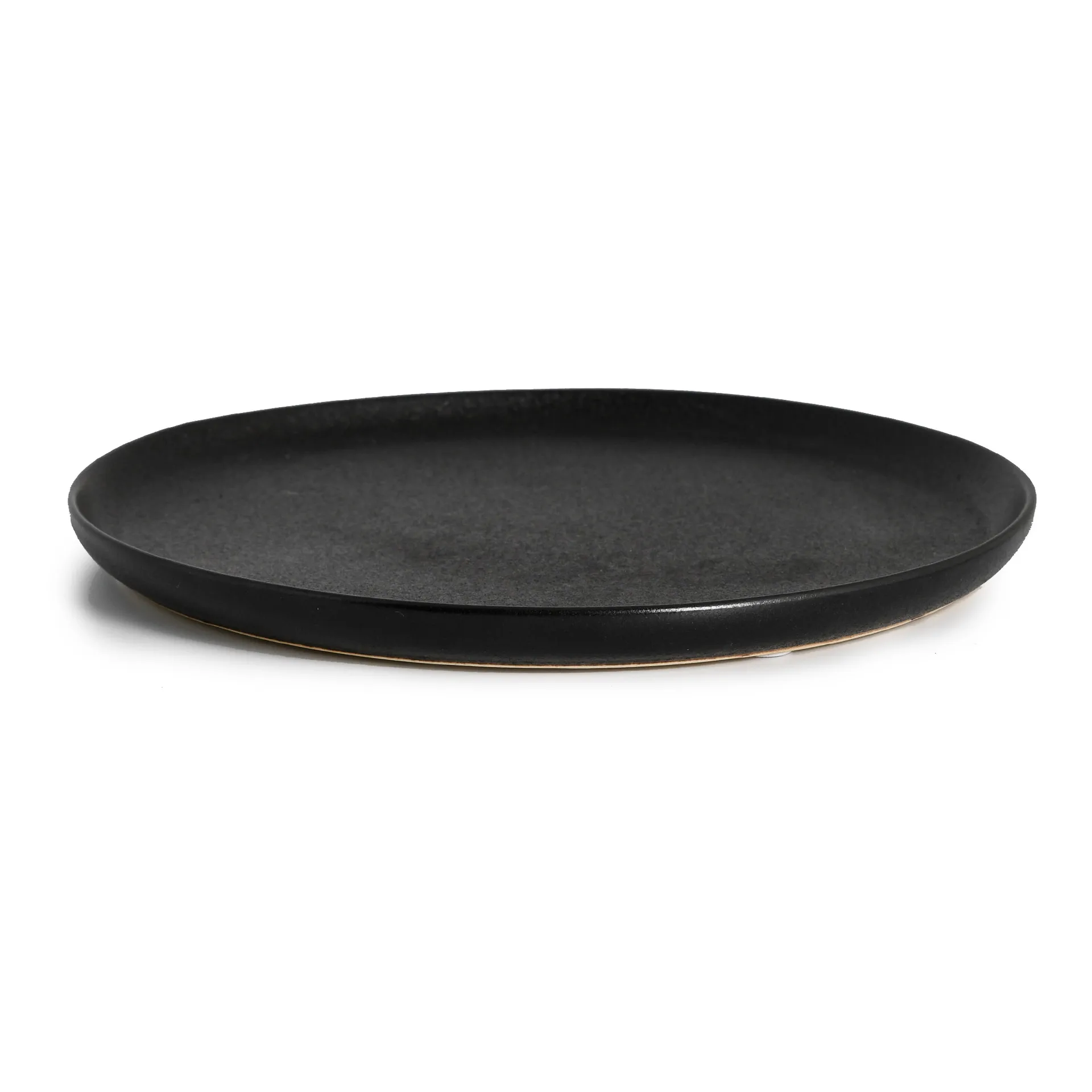 Byon Raw Black tallerken Ø 20 cm Sort