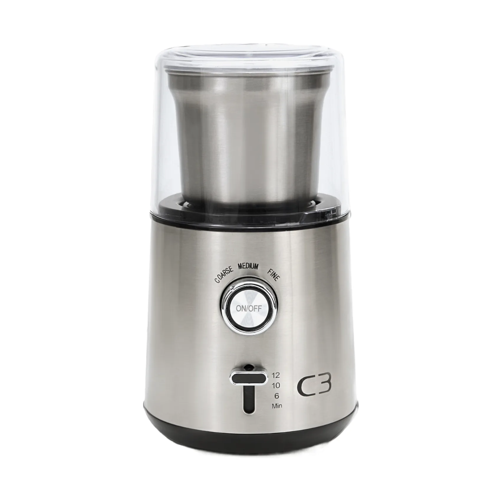 C3 Design Kaffekværn CG700 85 g Børstet rustfrit stål