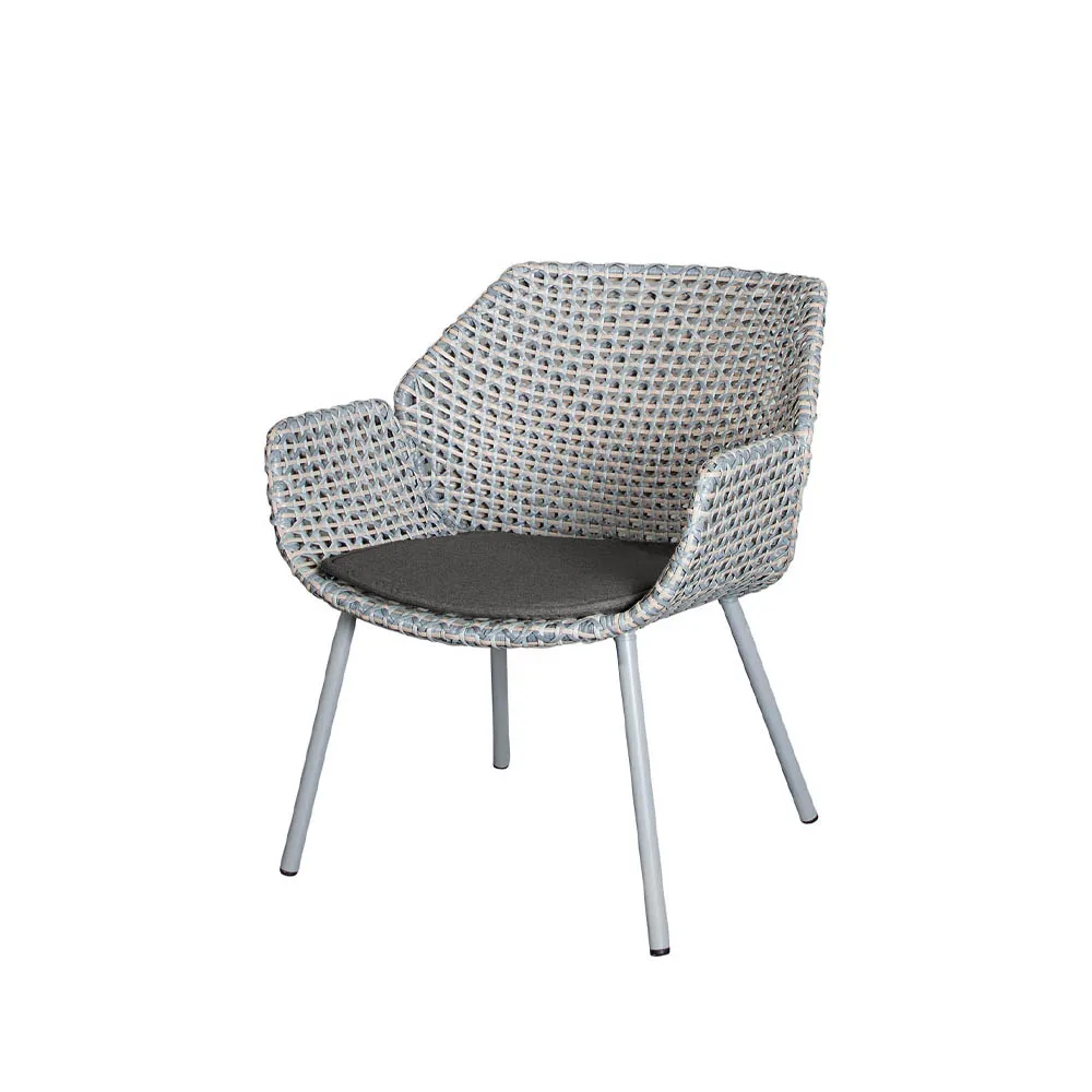 Cane-line Coussin pour fauteuil lounge Vibe Cane-Line Natté black