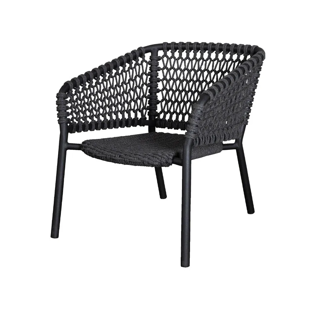 Cane-line Fauteuil lounge Ocean Dark grey