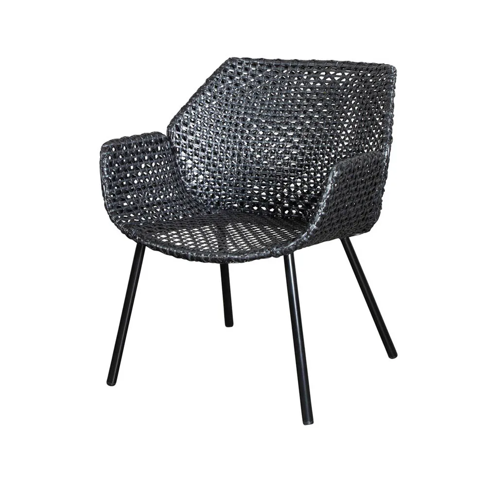 Cane-line Fauteuil lounge Vibe Black/anthracite
