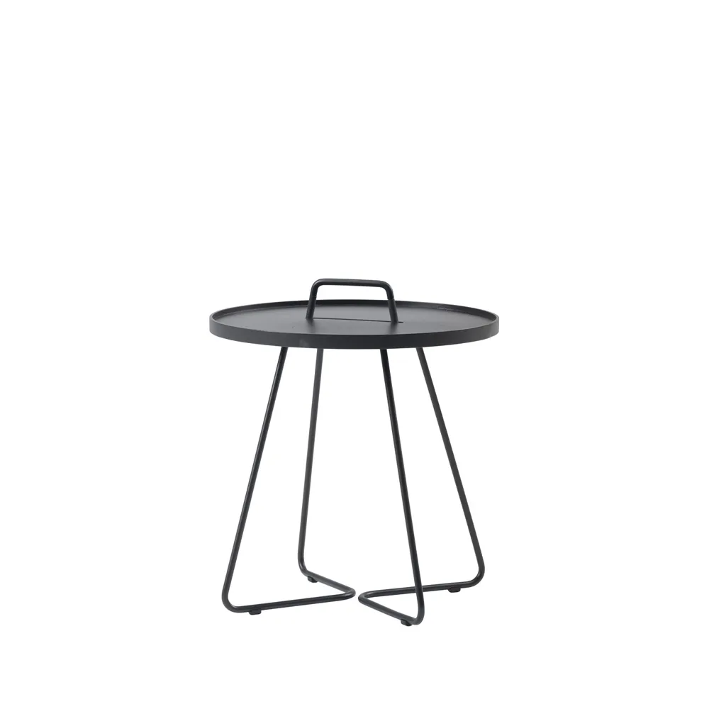 Cane-line Table On the Move Ø Black — vue 4