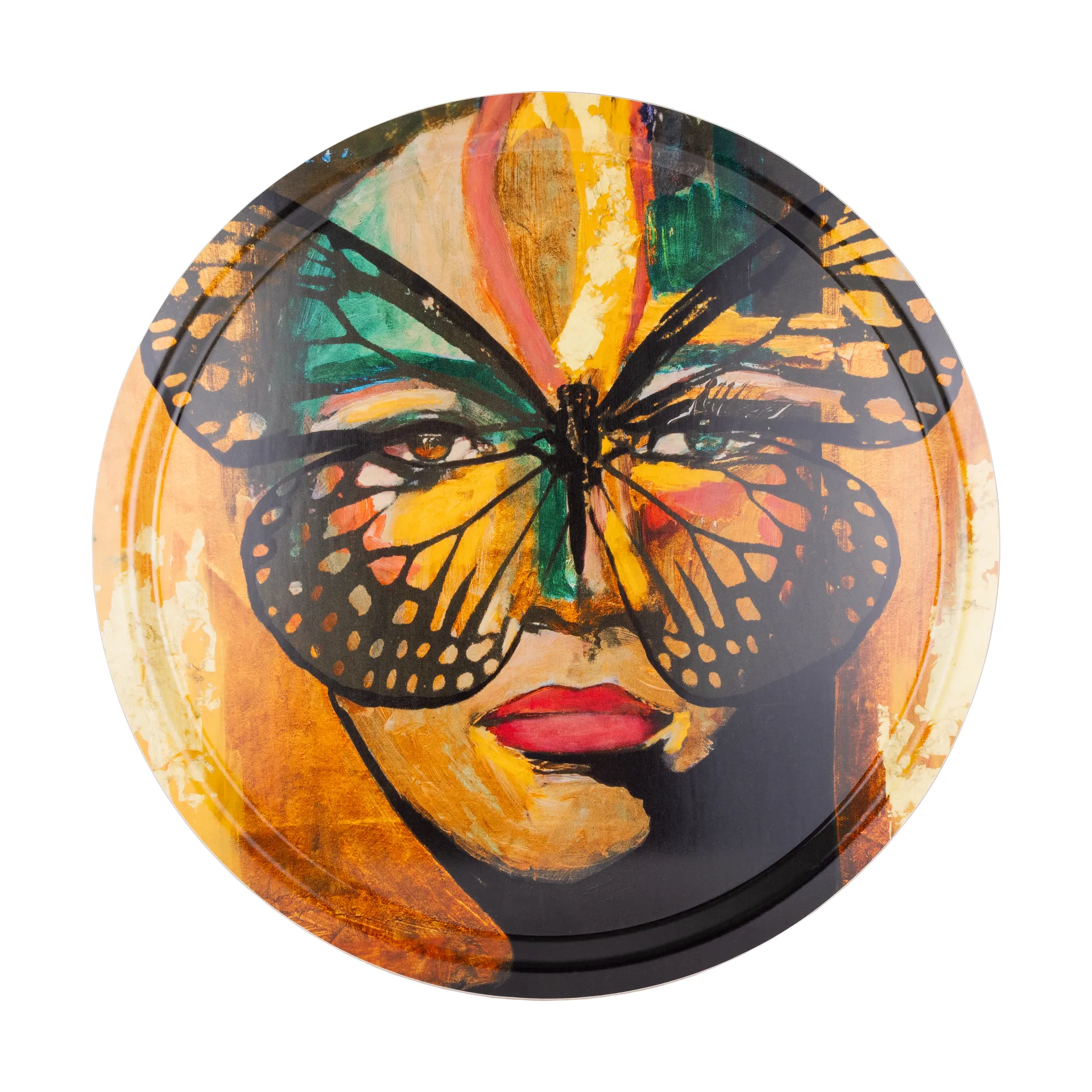 Carolina Gynning Golden Butterfly bakke Ø46 cm Orange-black