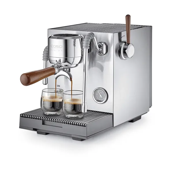 Caso Gourmet Avancerad espressomaskin, Stål