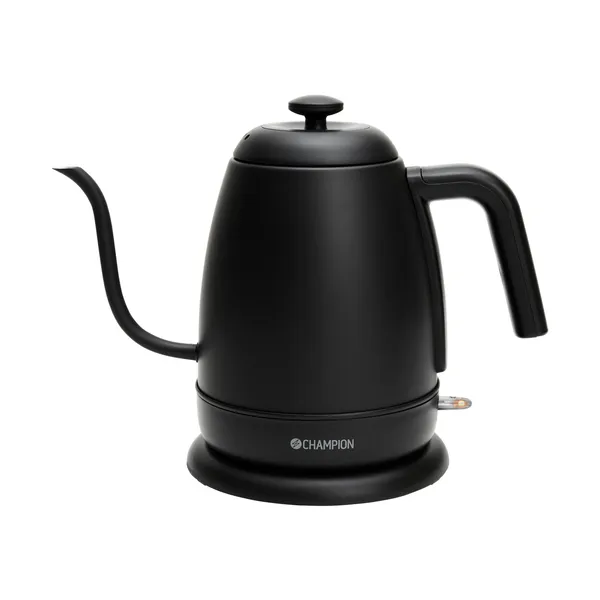 Champion Pour Over Elegant vattenkokare, Mattsvart, 1 L