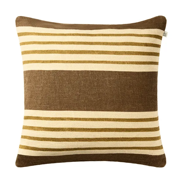 Aria kuddfodral, Taupe-masala yellow, 50x50 cm