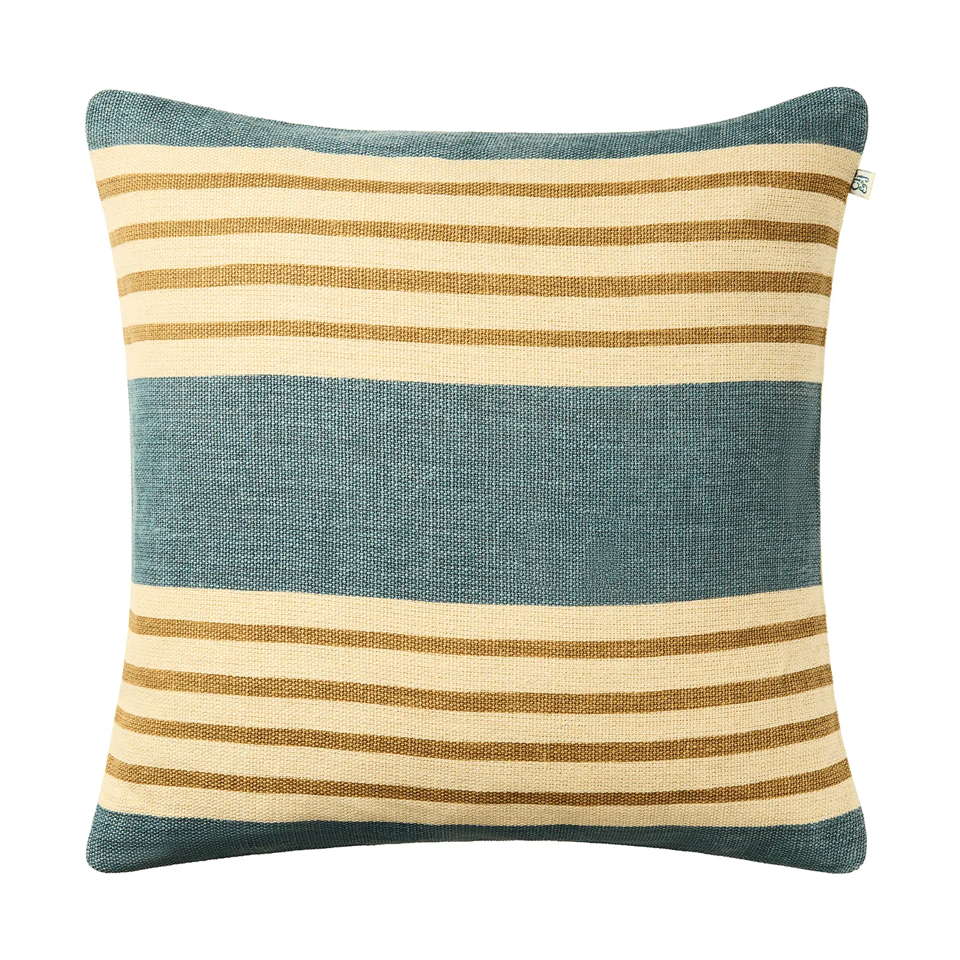 Chhatwal & Jonsson Aria pudebetræk Heaven blue-khaki, 50x50 cm