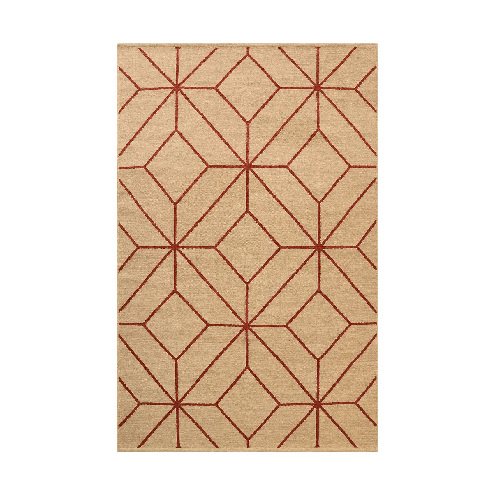 Chhatwal & Jonsson Ayur tæppe Beige-Rust, 320x230 cm