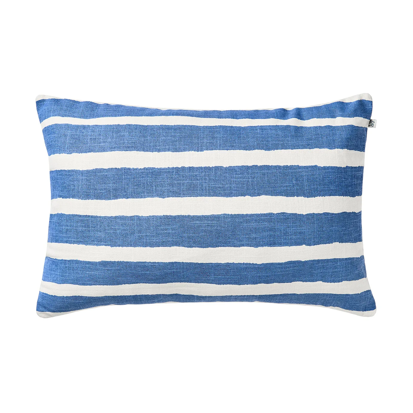 Chhatwal & Jonsson Coussin extérieur Block Stripe cm Riviera blue-off white