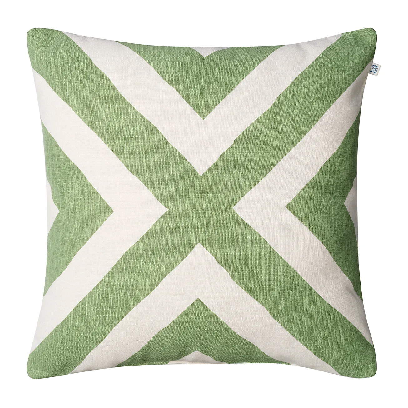 Chhatwal & Jonsson Coussin Impal Outdoor Sage/off white,