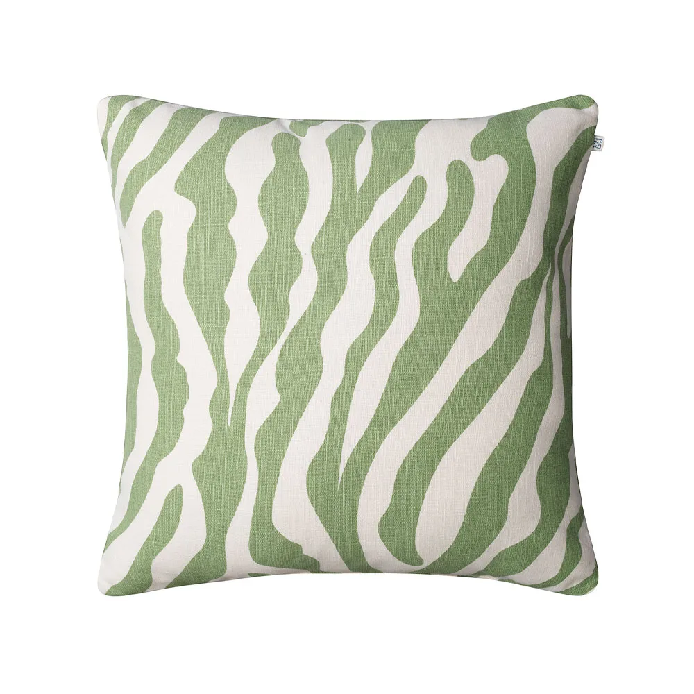 Chhatwal & Jonsson Coussin Zebra Outdoor cm Sage/off white,