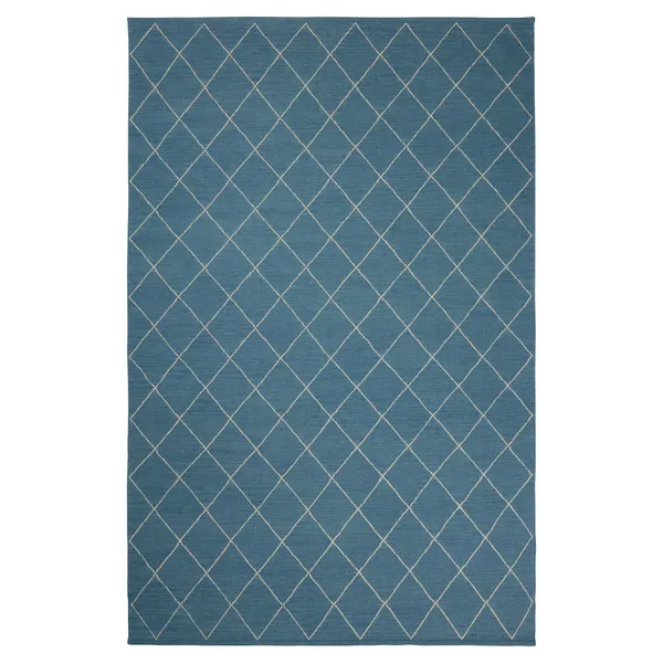 Diamond matta 184x280cm, Heaven blue- off