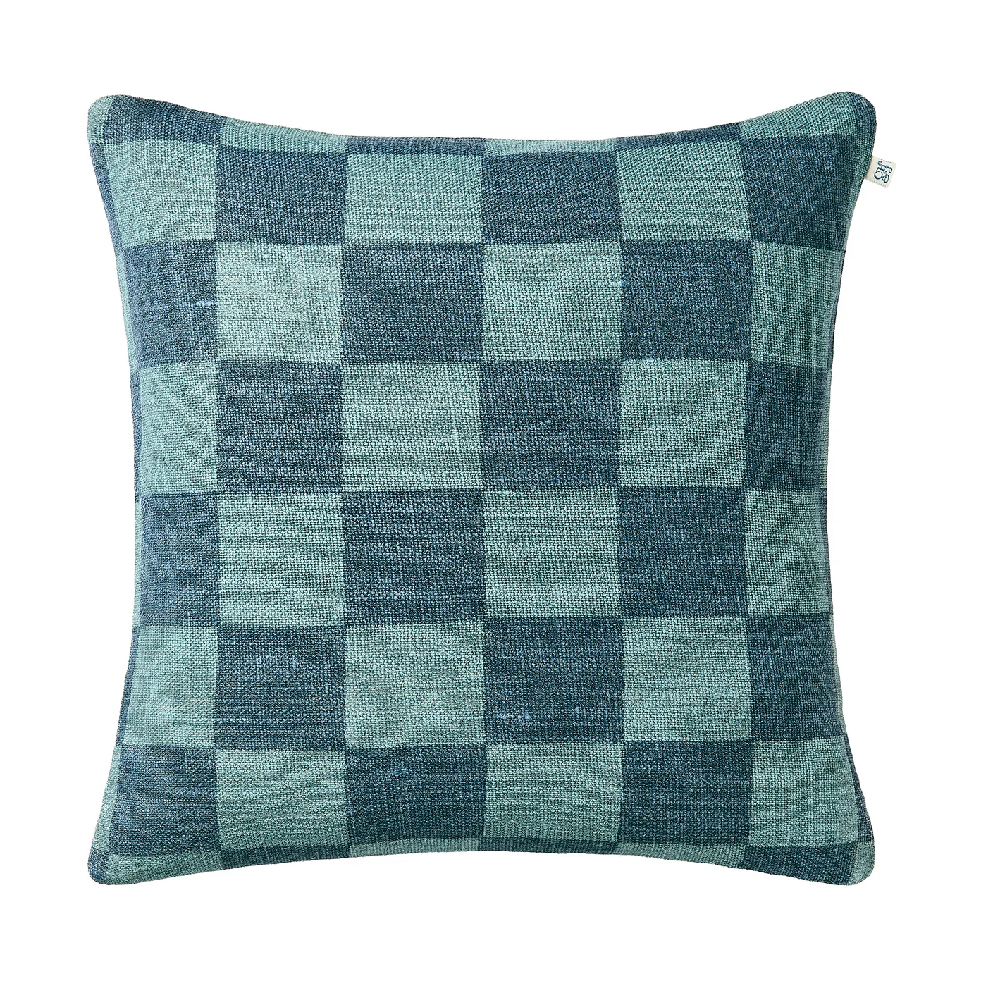 Chhatwal & Jonsson Housse de coussin Buffalo Check Heaven blue-palace blue, cm