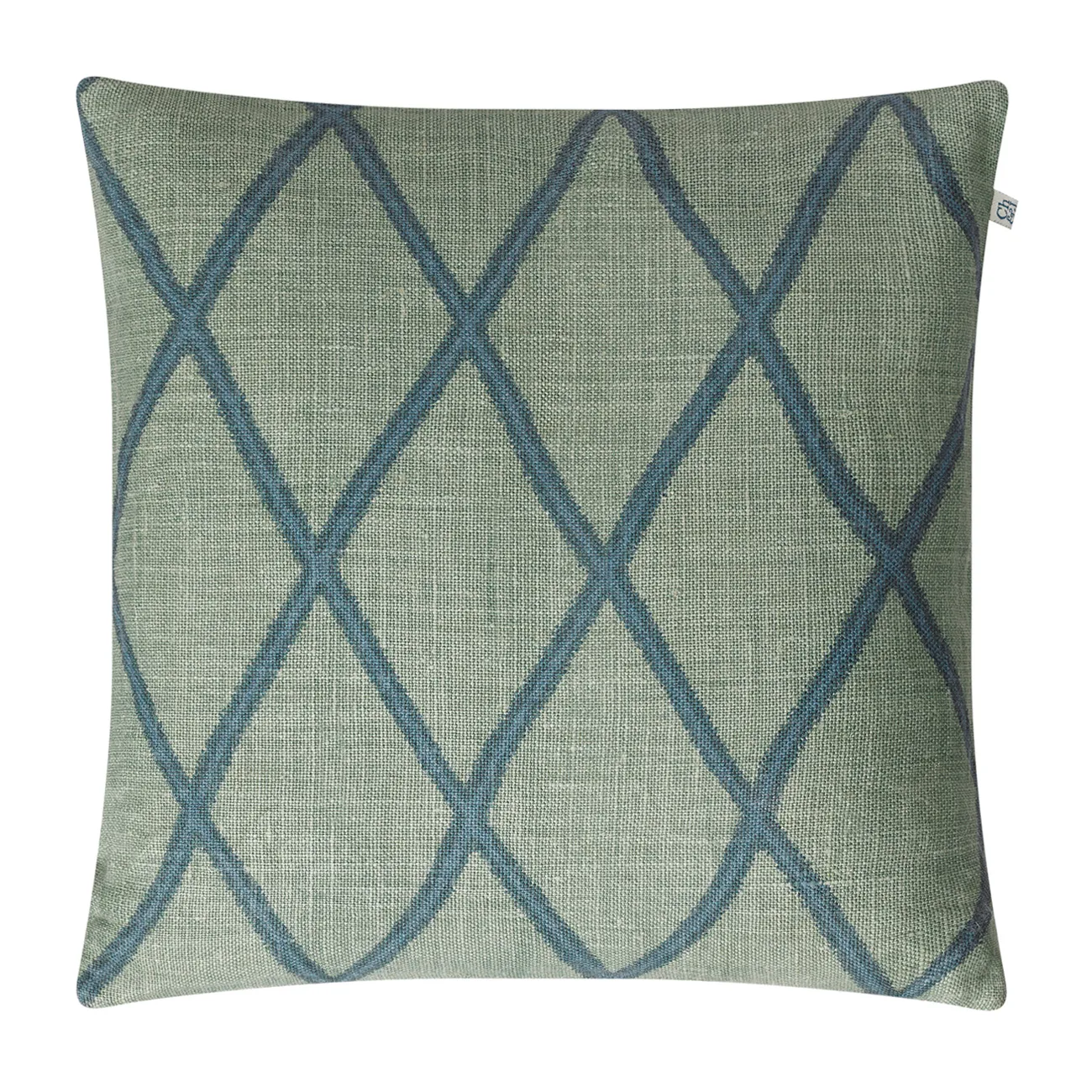 Chhatwal & Jonsson Housse de coussin Ikat Orissa cm Aqua-heaven blue